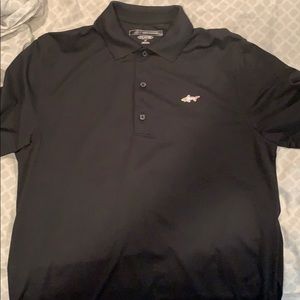 Greg Norman Black Golf Shirt